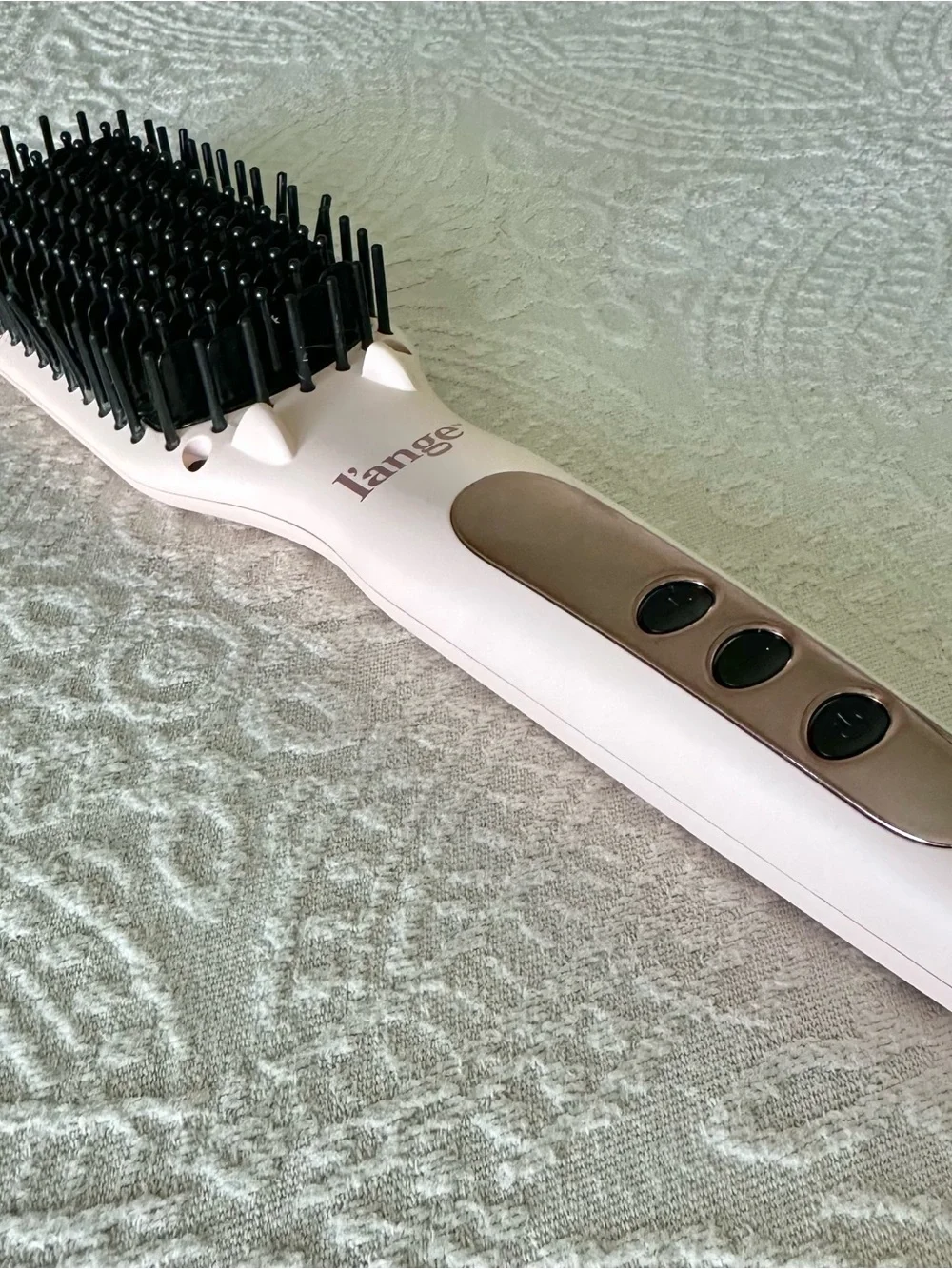 L’Ange Hair Le Vite Ceramic Straightening Brush Pink Blush  *Excellent